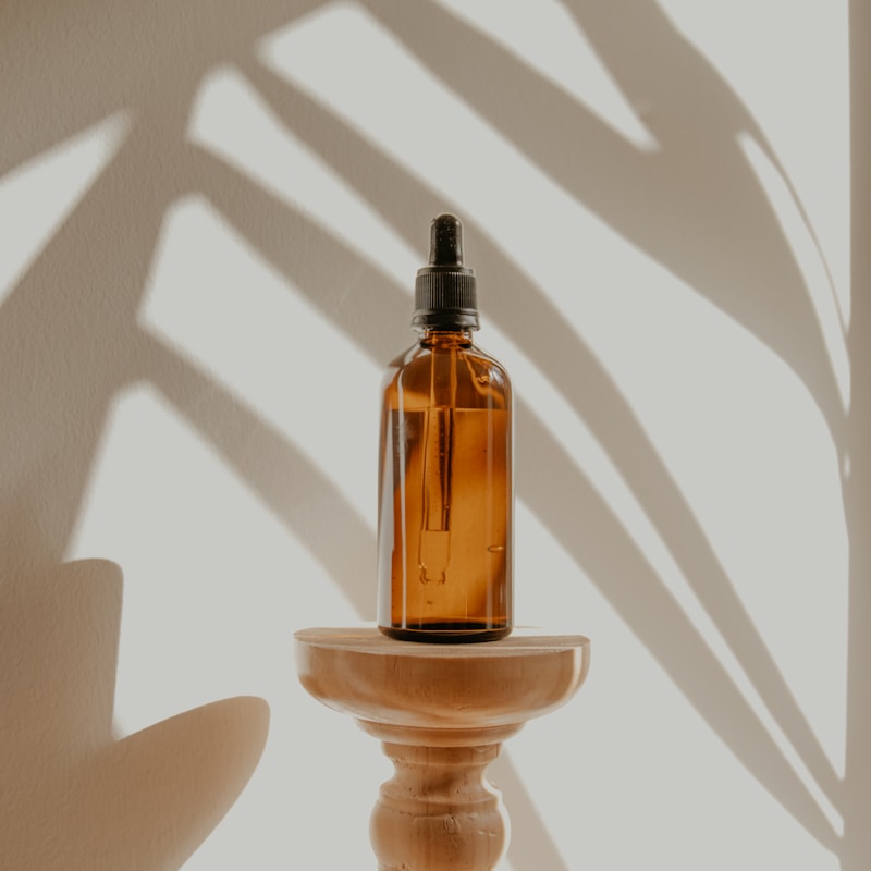 Candle burning — warm amber glow